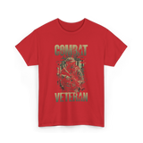 Combat Veteran T-Shirt - Red