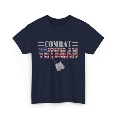 Combat Veteran T-Shirt - Navy