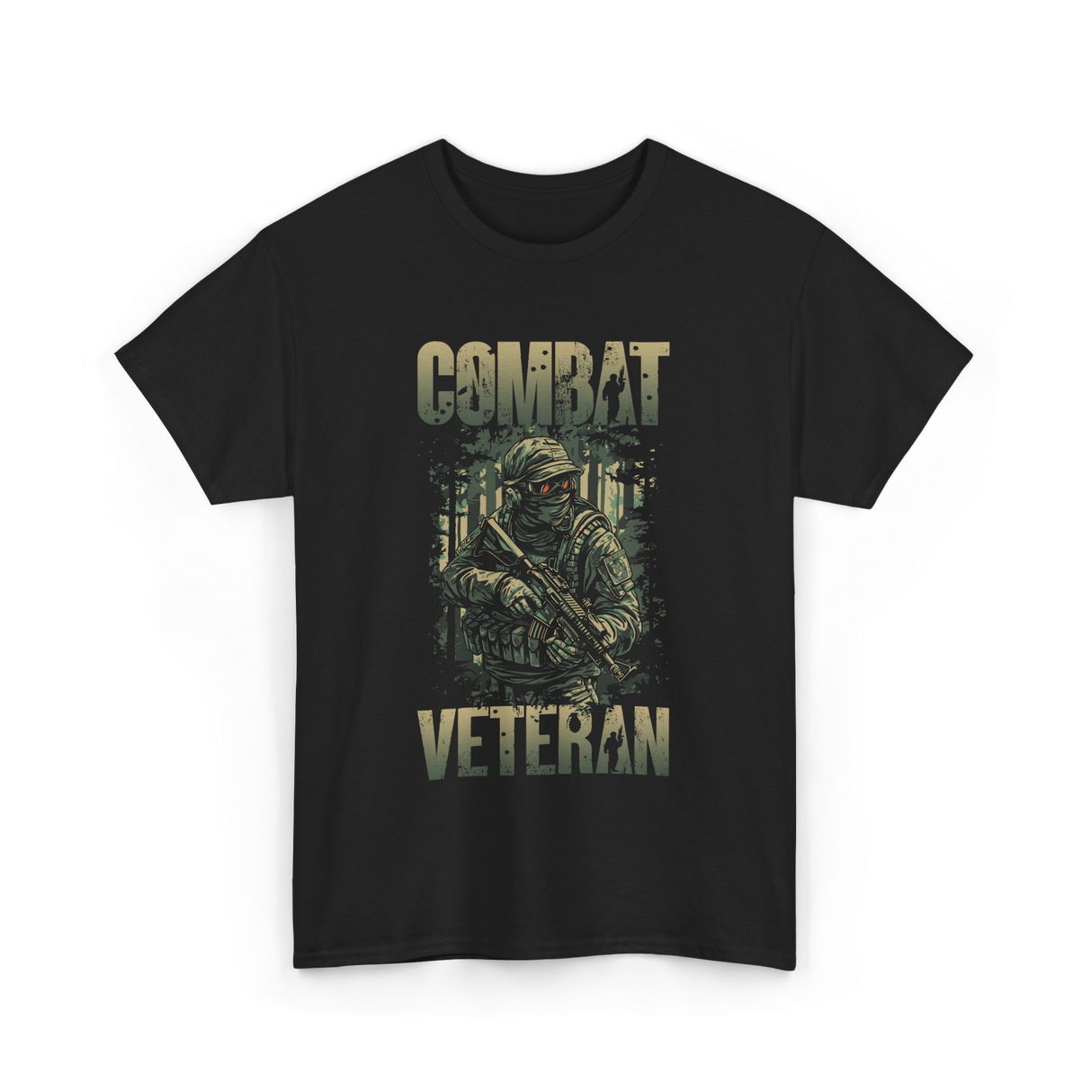 Combat Veteran T-Shirt - Black