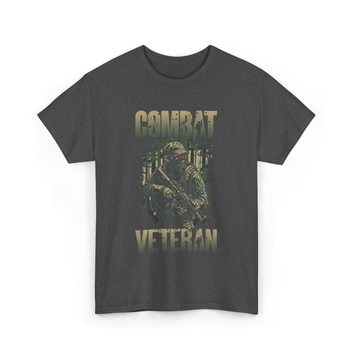 Combat Veteran T-Shirt - Dark Heather