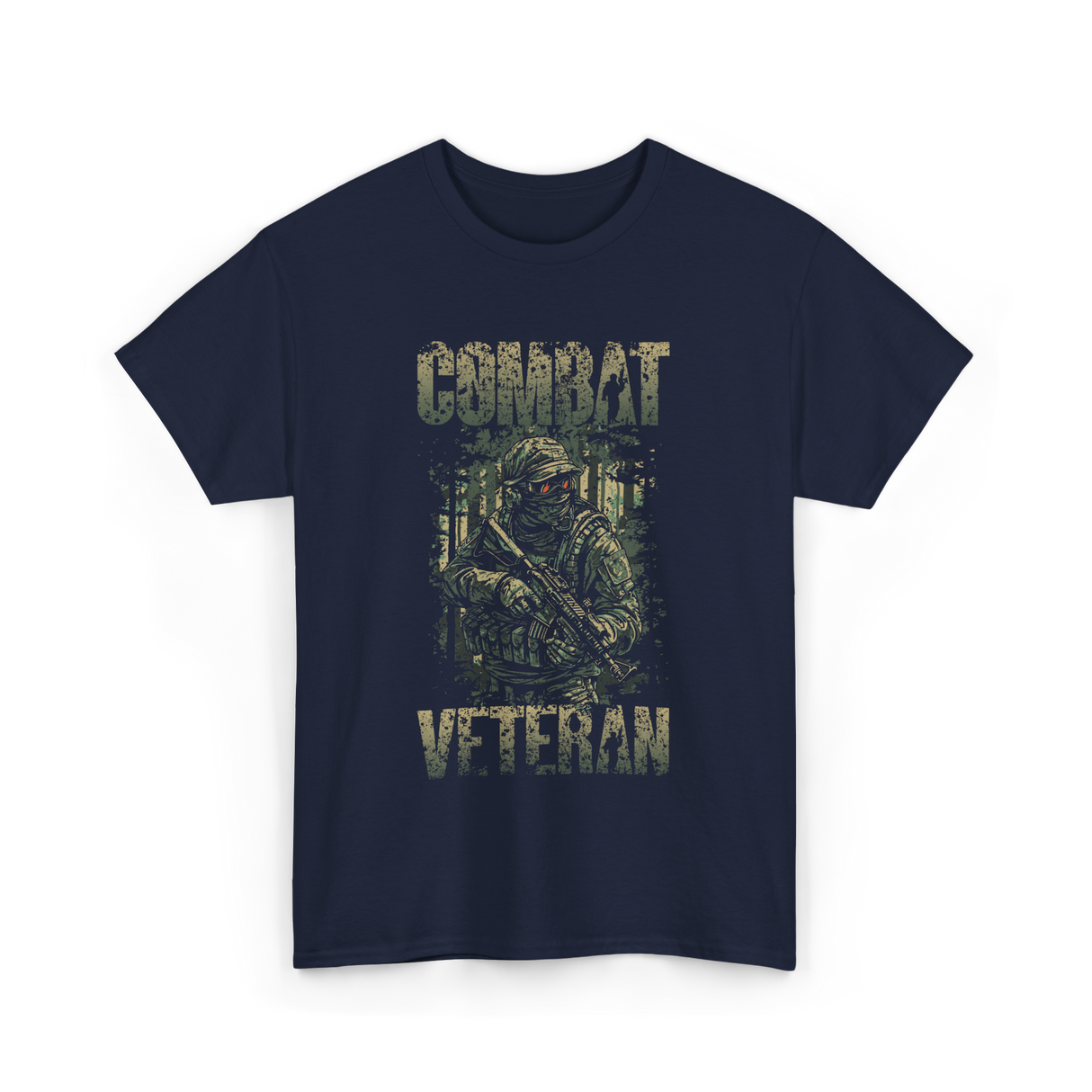 Combat Veteran T-Shirt - Navy