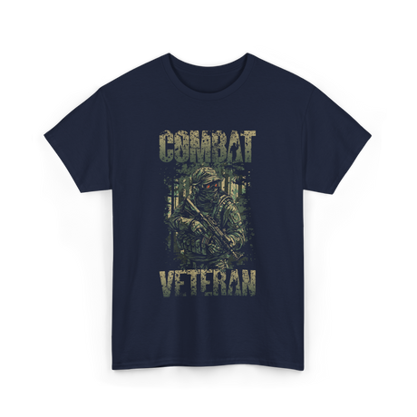 Combat Veteran T-Shirt - Navy