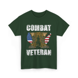 Combat Veteran T-Shirt - Forest Green