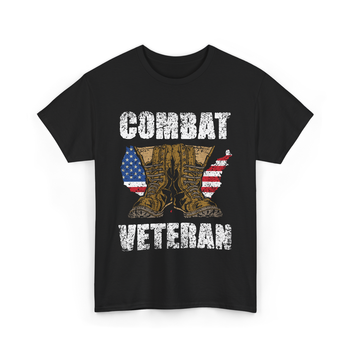 Combat Veteran T-Shirt - Black