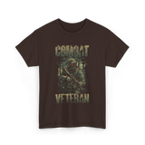 Combat Veteran T-Shirt - Dark Chocolate