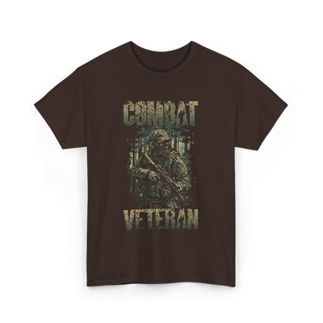 Combat Veteran T-Shirt - Dark Chocolate