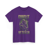 Combat Veteran T-Shirt - Purple