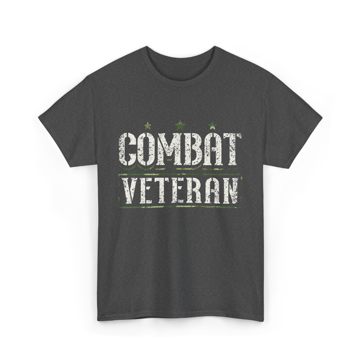 Combat Veteran T-Shirt - Dark Heather