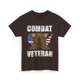 Combat Veteran T-Shirt - Dark Chocolate