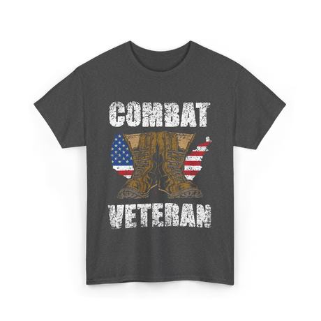 Combat Veteran T-Shirt - Dark Heather