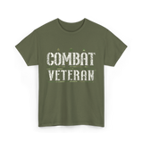 Combat Veteran T-Shirt - Military Green