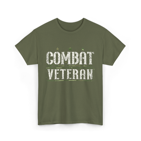 Combat Veteran T-Shirt - Military Green