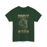 Combat Veteran T-Shirt - Forest Green