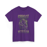 Combat Veteran T-Shirt - Purple