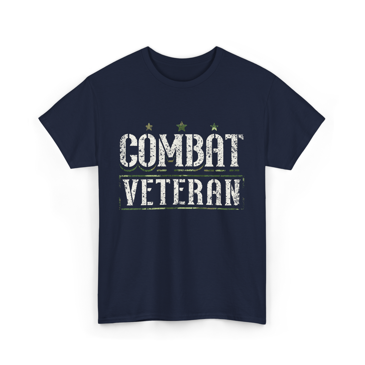 Combat Veteran T-Shirt - Navy