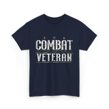 Combat Veteran T-Shirt - Navy