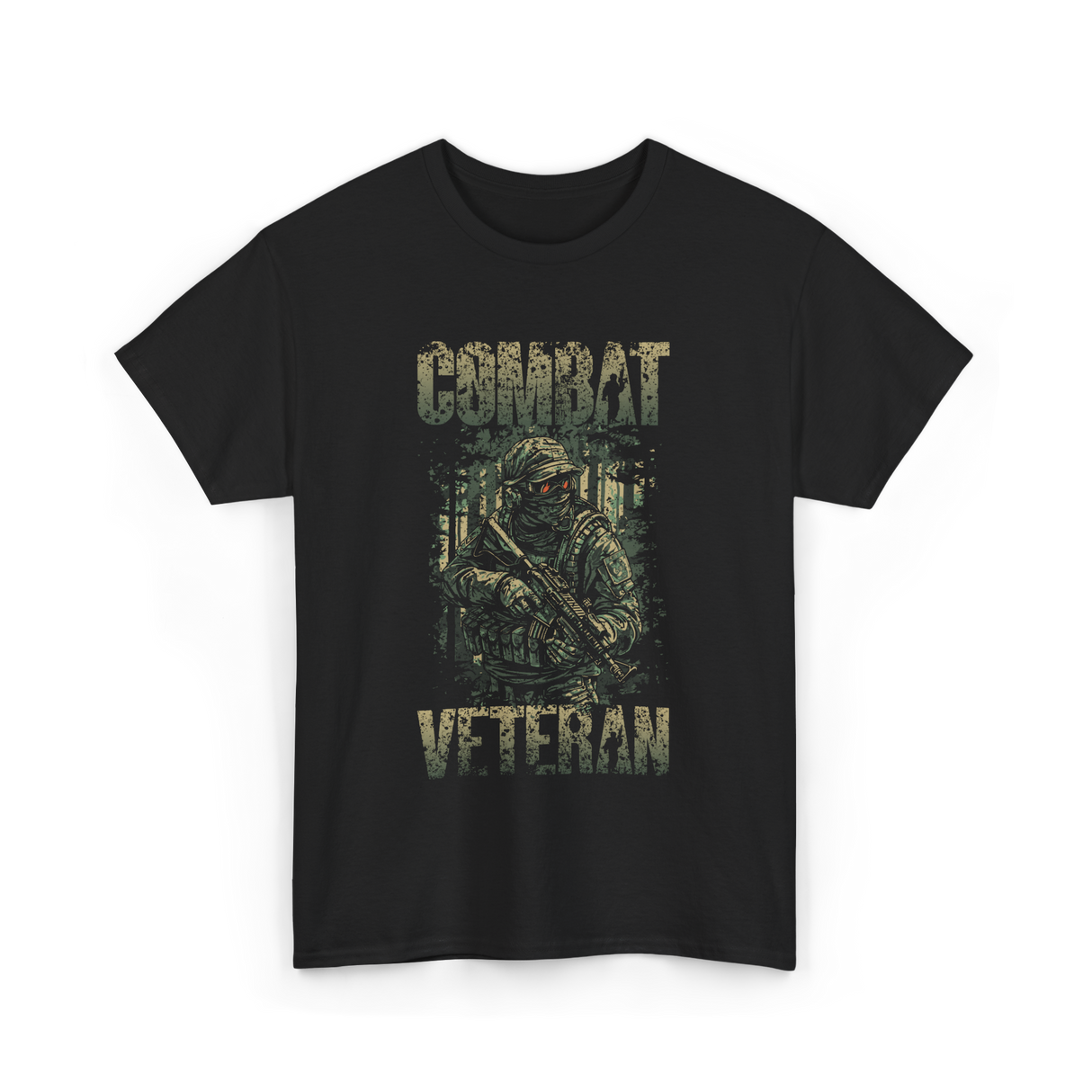 Combat Veteran T-Shirt - Black