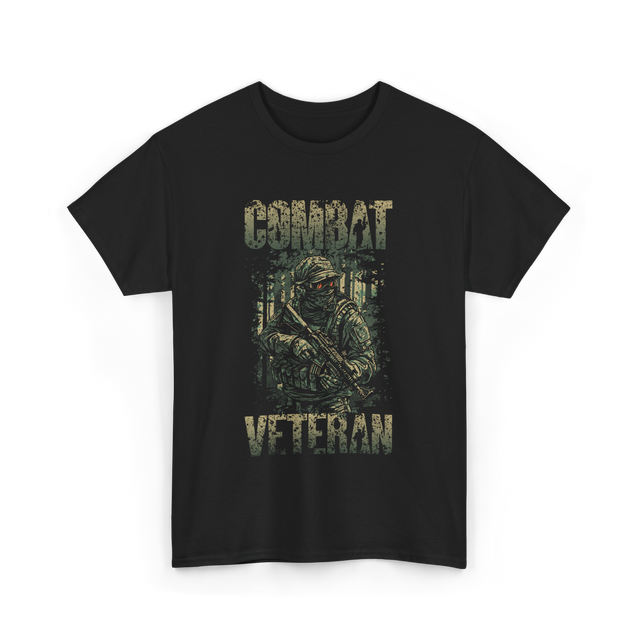 Combat Veteran T-Shirt - Black