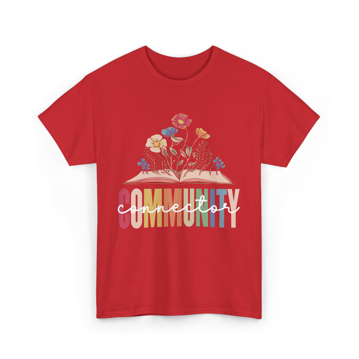 Community Connector Education Connection T-Shirt - Red