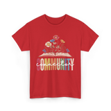 Community Connector Education Connection T-Shirt - Red