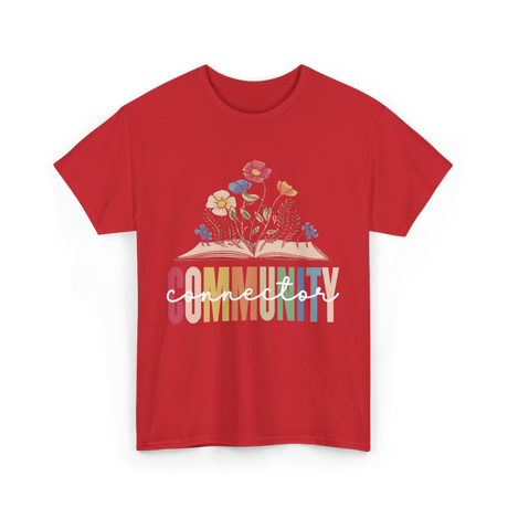 Community Connector Education Connection T-Shirt - Red