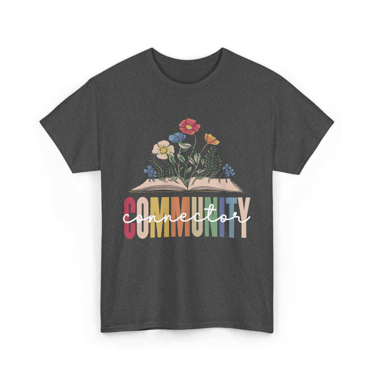 Community Connector Education Connection T-Shirt - Dark Heather