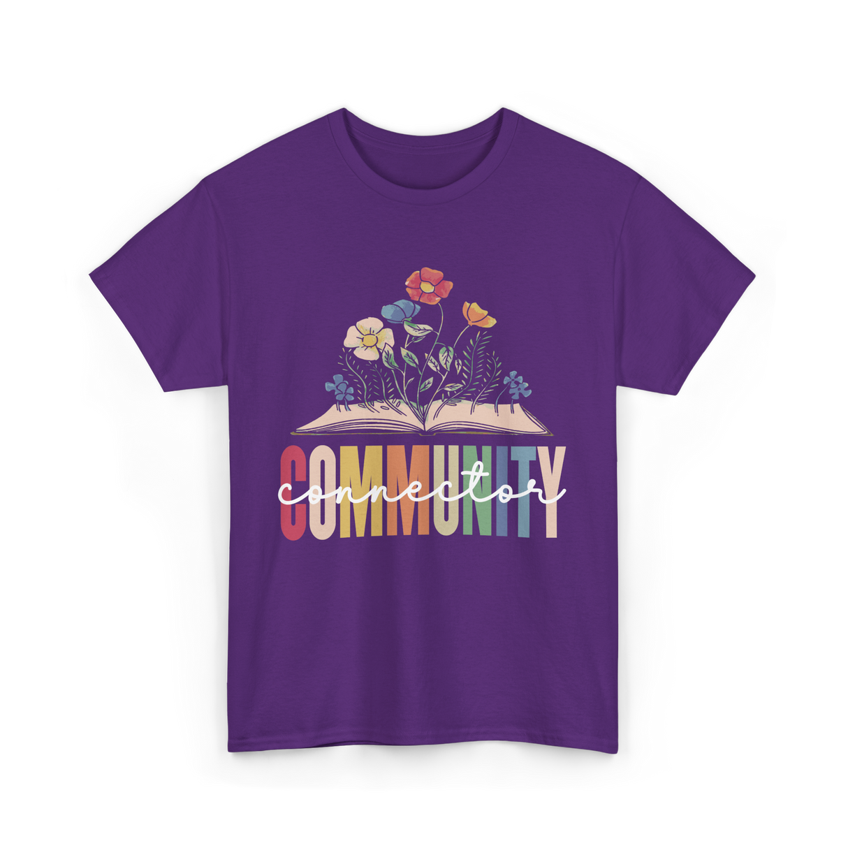 Community Connector Education Connection T-Shirt - Purple