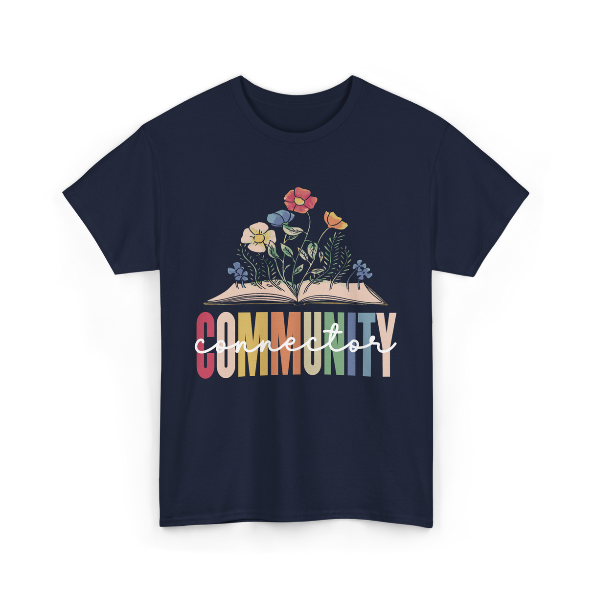 Community Connector Education Connection T-Shirt - Navy