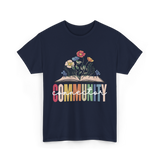 Community Connector Education Connection T-Shirt - Navy