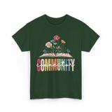 Community Connector Education Connection T-Shirt - Forest Green