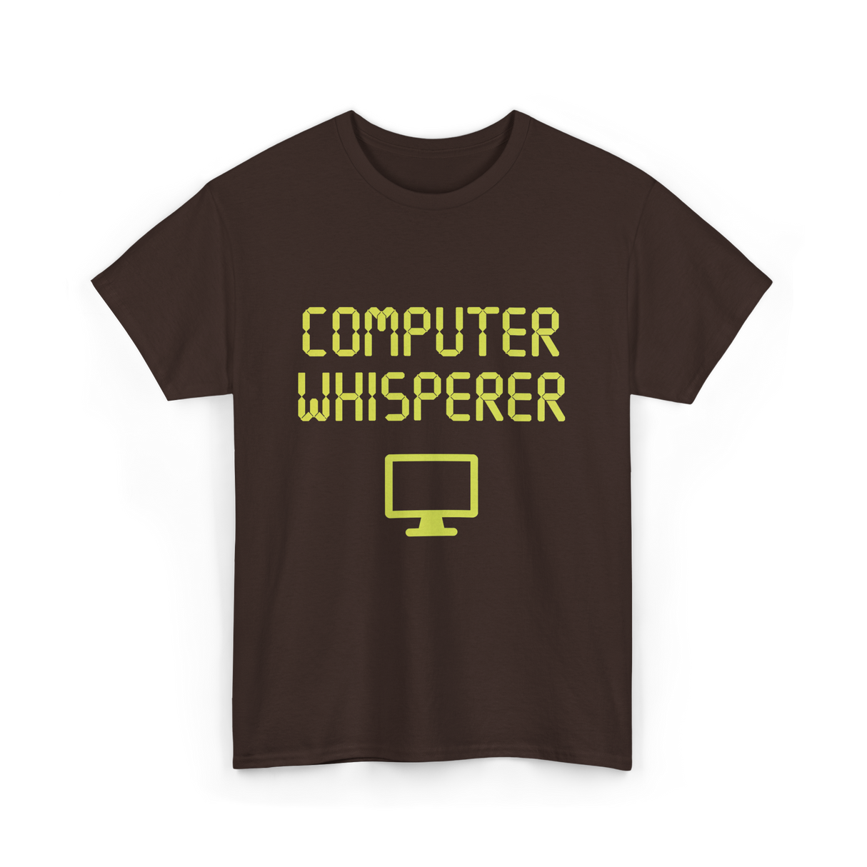 Computer Whisperer IT T-Shirt - Dark Chocolate