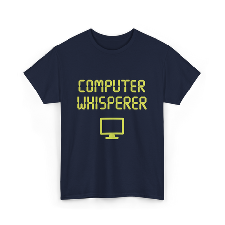 Computer Whisperer IT T-Shirt - Navy