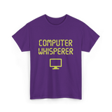 Computer Whisperer IT T-Shirt - Purple