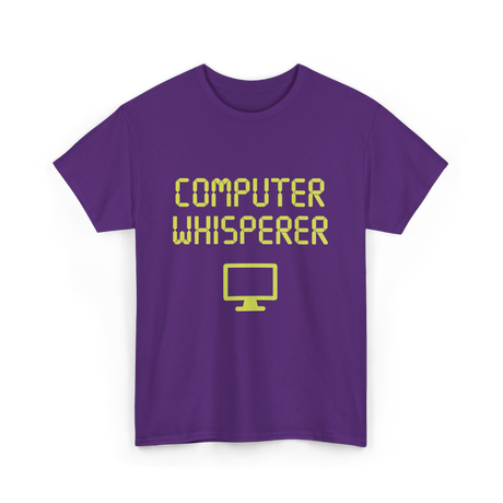 Computer Whisperer IT T-Shirt - Purple