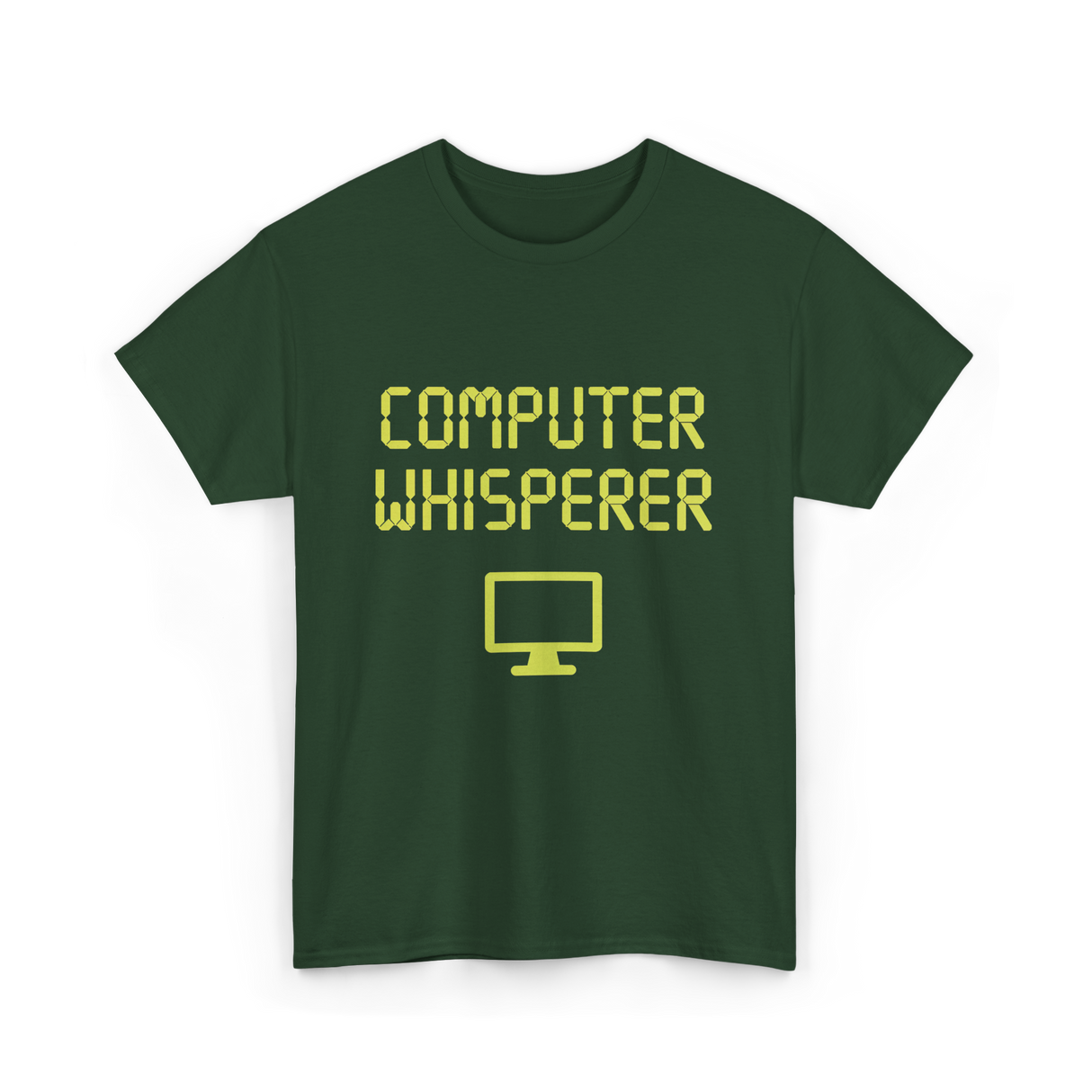 Computer Whisperer IT T-Shirt - Forest Green