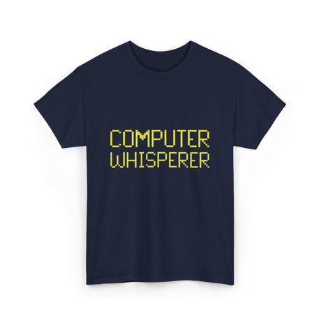 Computer Whisperer IT Technician T-Shirt - Navy