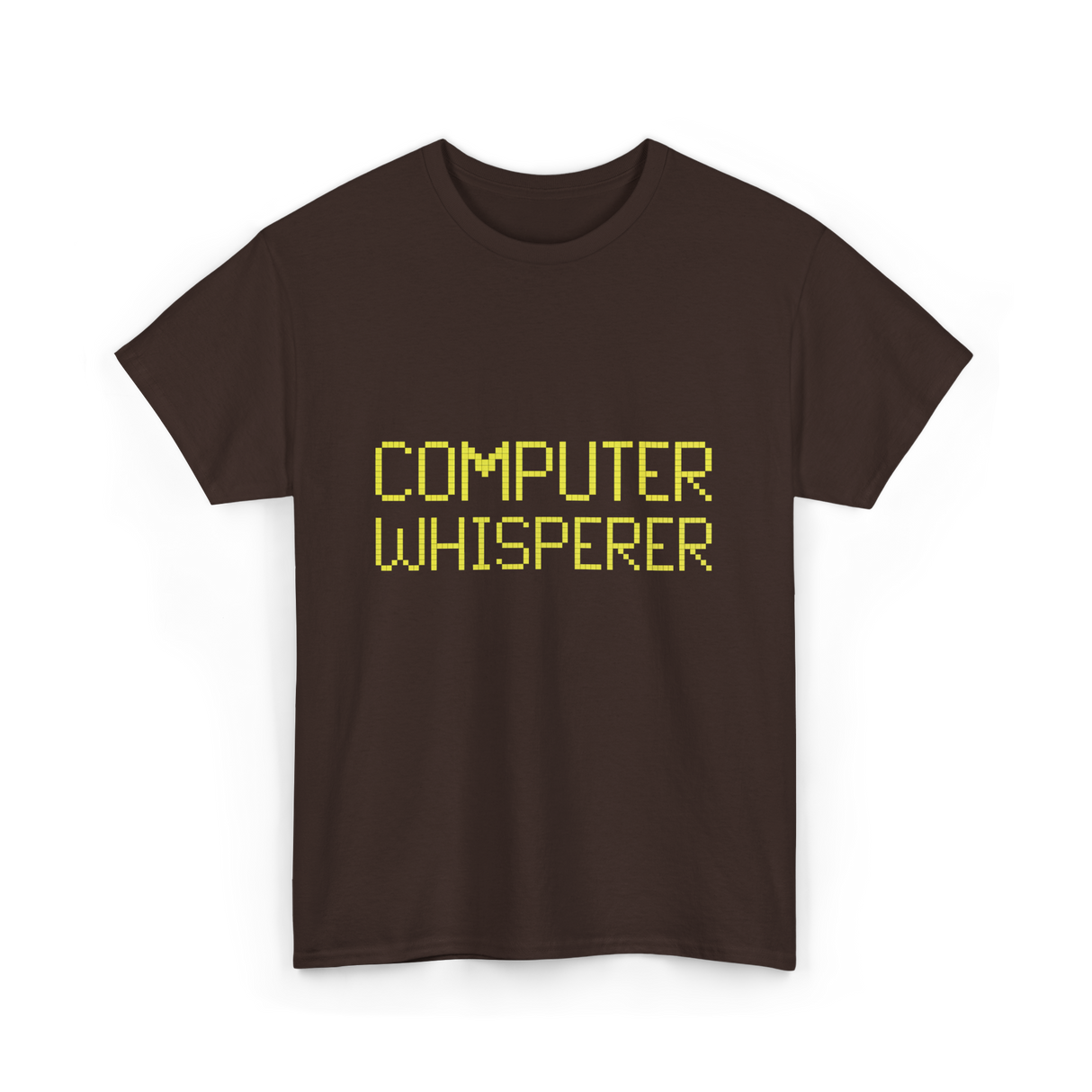 Computer Whisperer IT Technician T-Shirt - Dark Chocolate