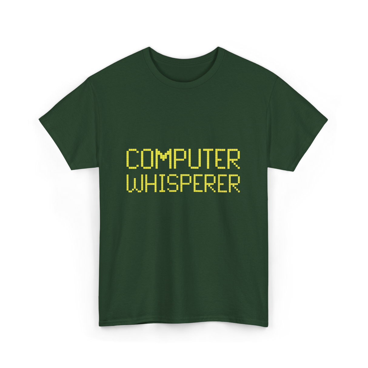 Computer Whisperer IT Technician T-Shirt - Forest Green