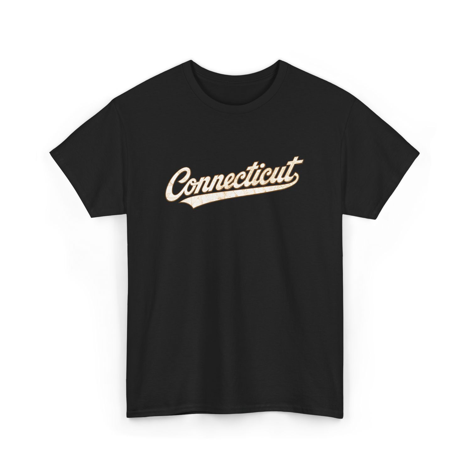 Connecticut Vintage Sports Connecticut T-Shirt - Black