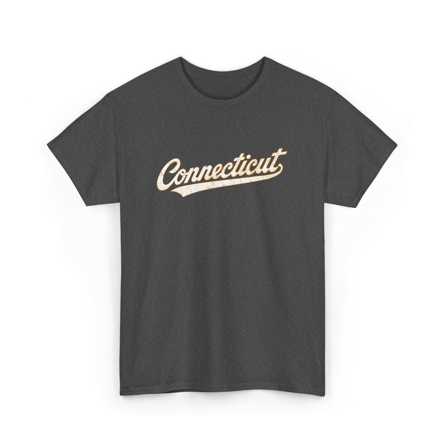 Connecticut Vintage Sports Connecticut T-Shirt - Dark Heather