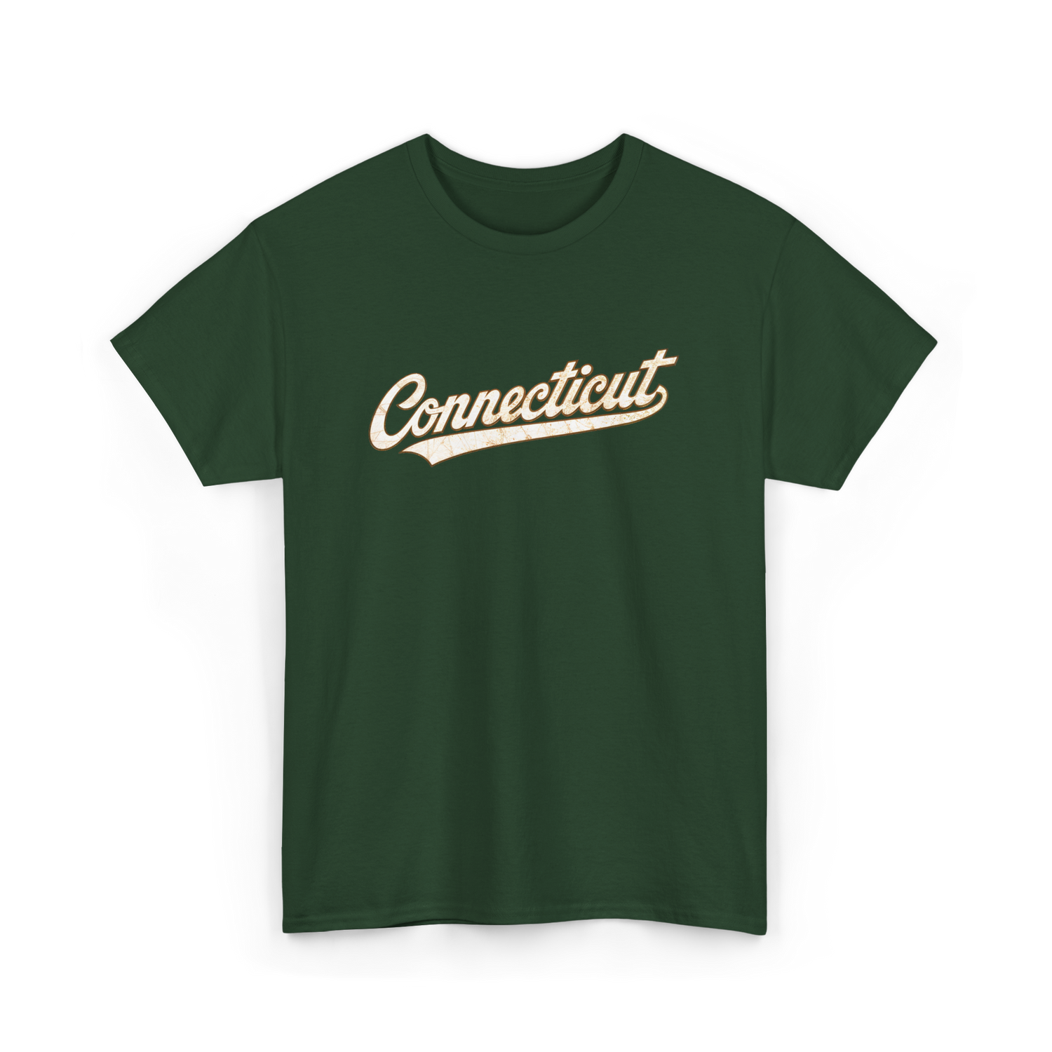 Connecticut Vintage Sports Connecticut T-Shirt - Forest Green