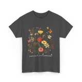 Conservationist Floral Nature Life T-Shirt - Dark Heather