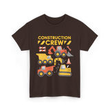 Construction Crew Construction T-Shirt - Dark Chocolate