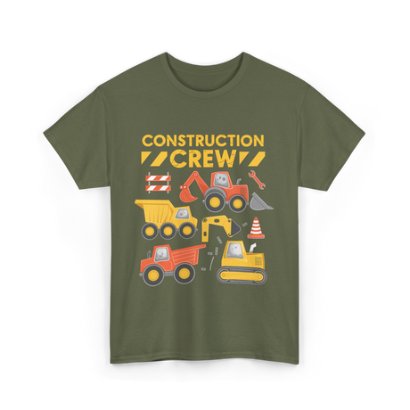 Construction Crew Construction T-Shirt - Military Green