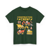 Construction Crew Construction T-Shirt - Forest Green