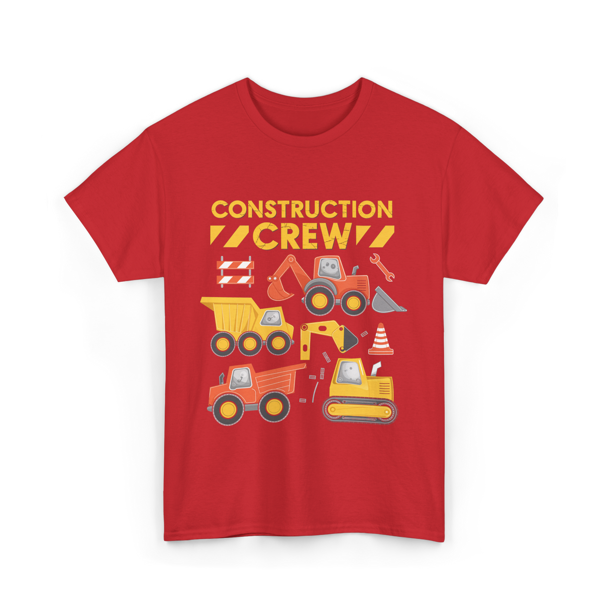 Construction Crew Construction T-Shirt - Red