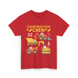 Construction Crew Construction T-Shirt - Red