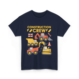 Construction Crew Construction T-Shirt - Navy