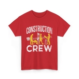 Construction Crew Construction Worker T-Shirt - Red