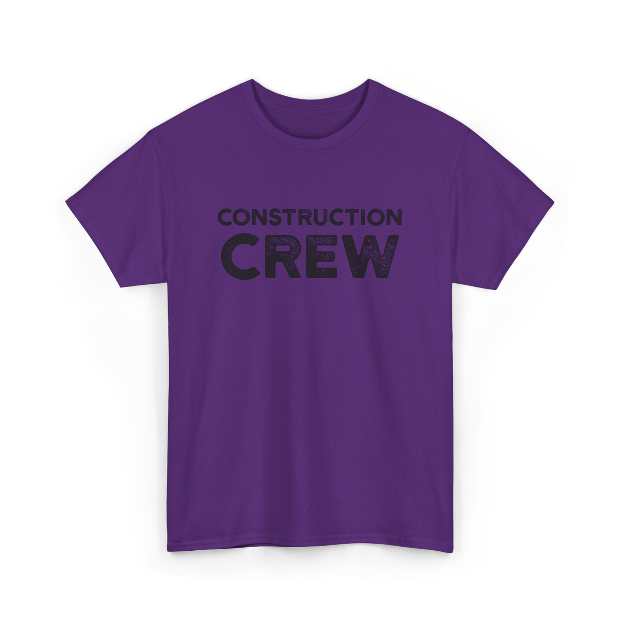 Construction Site Crew Construction T-Shirt - Purple